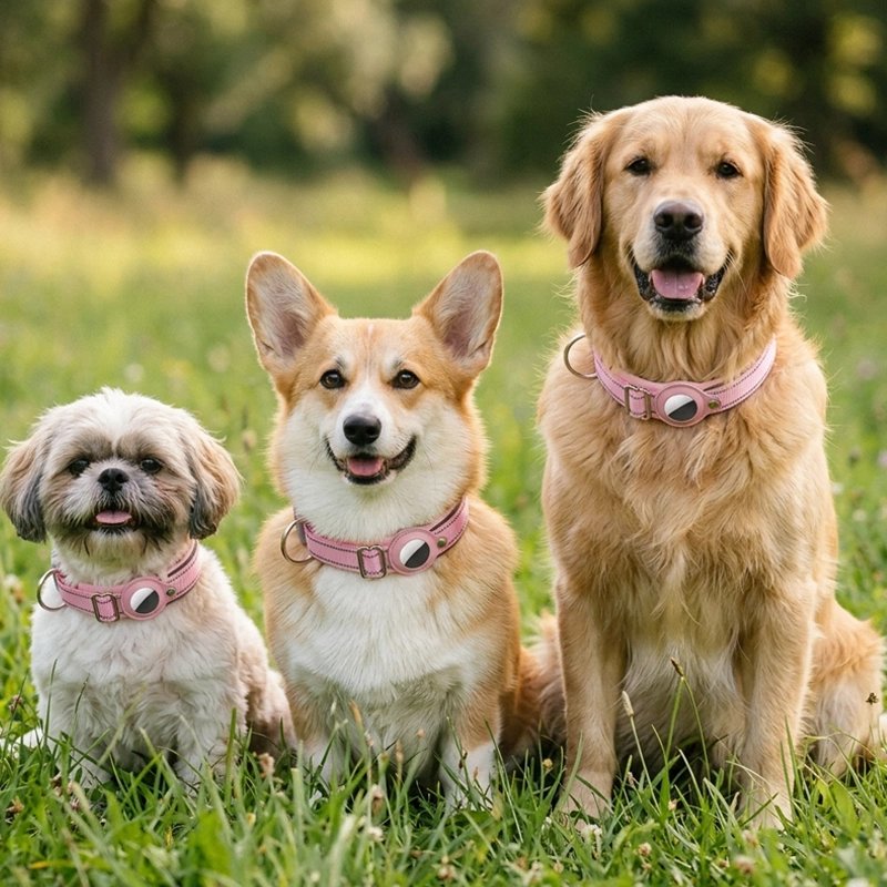 3 Dog with dog collar gps