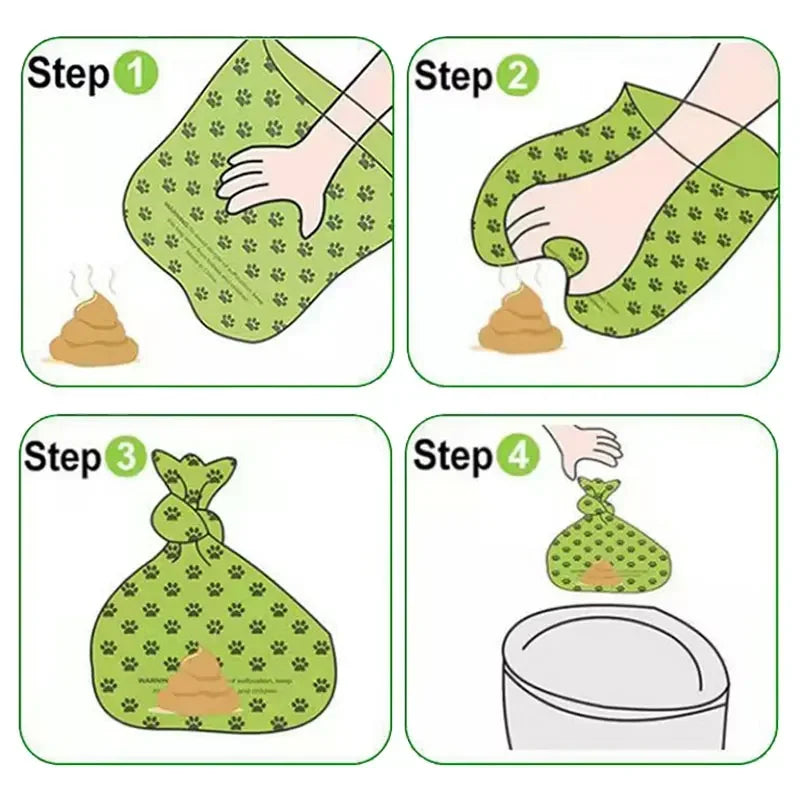 Biodegradable Dog Waste Bags - Eco-Friendly Scented Poop Bags for All Breeds
