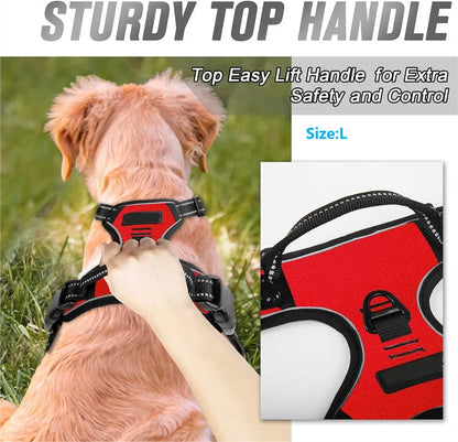 No pull harness easy grip handle large dog walking UK