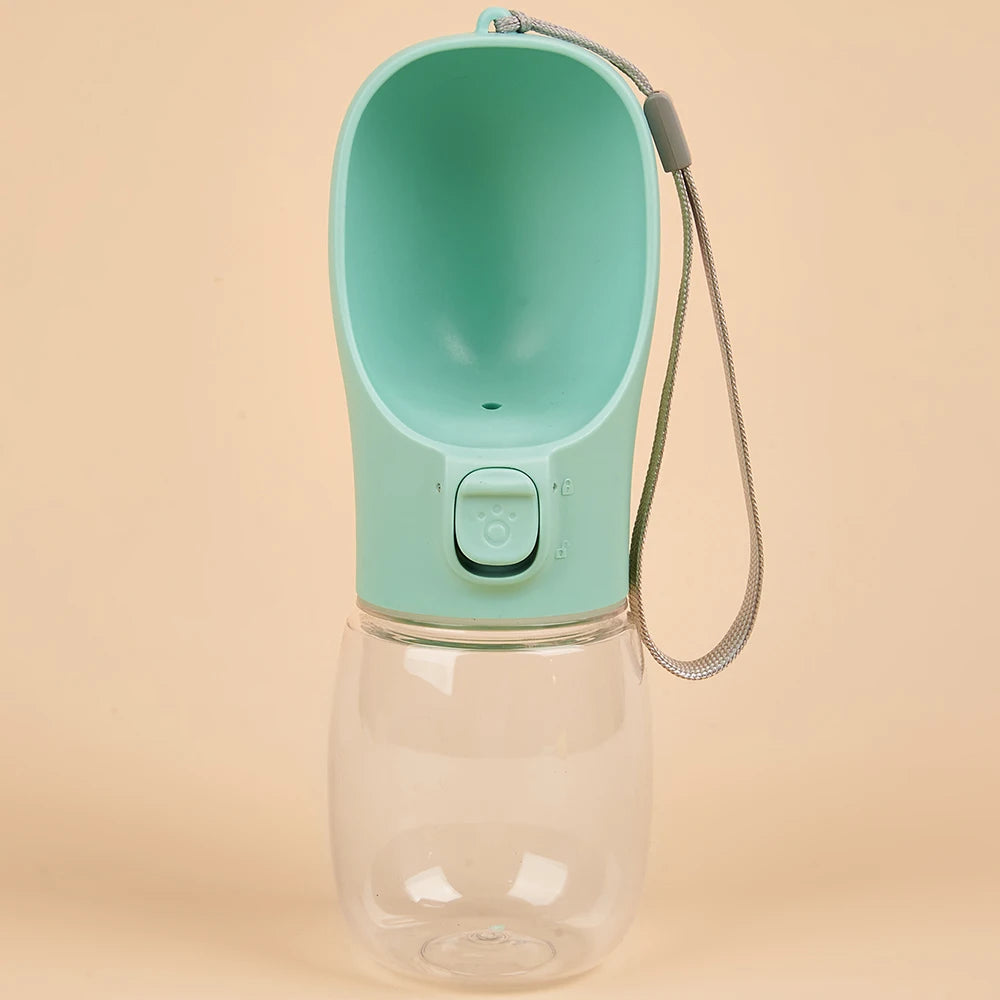 Water bottle for a dog green leakproof UK