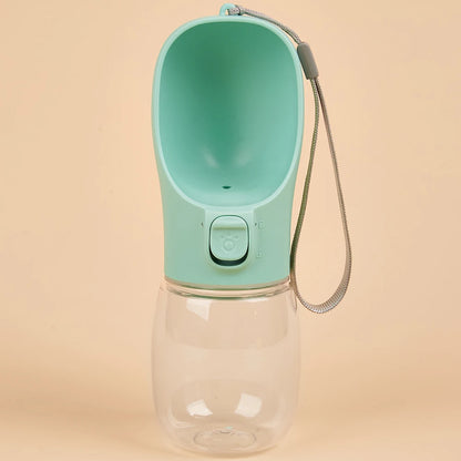 Water bottle for a dog green leakproof UK