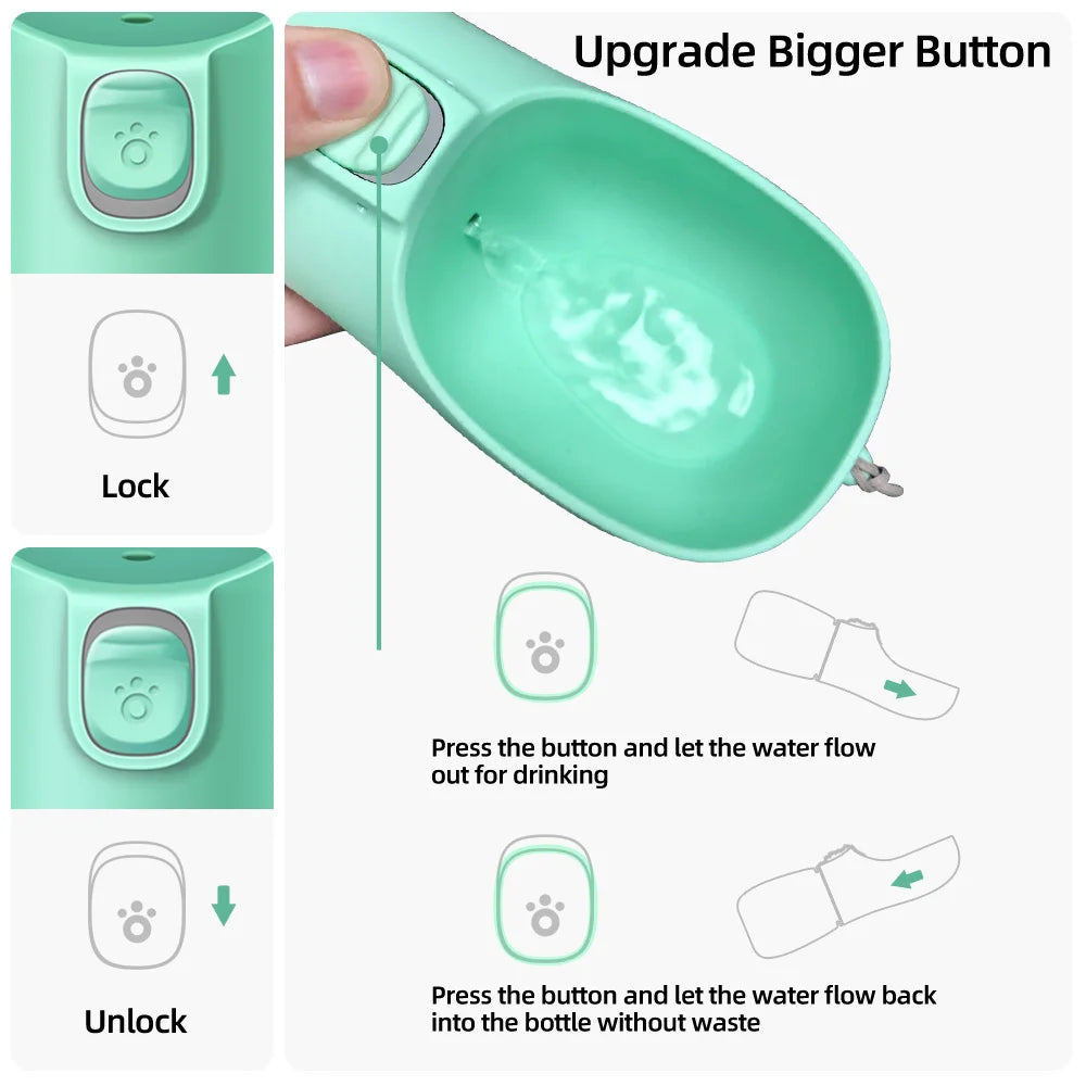 Water bottle for a dog leakproof bowl dispenser UK