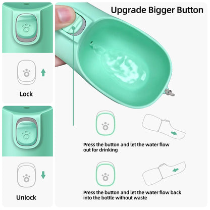 Water bottle for a dog leakproof bowl dispenser UK