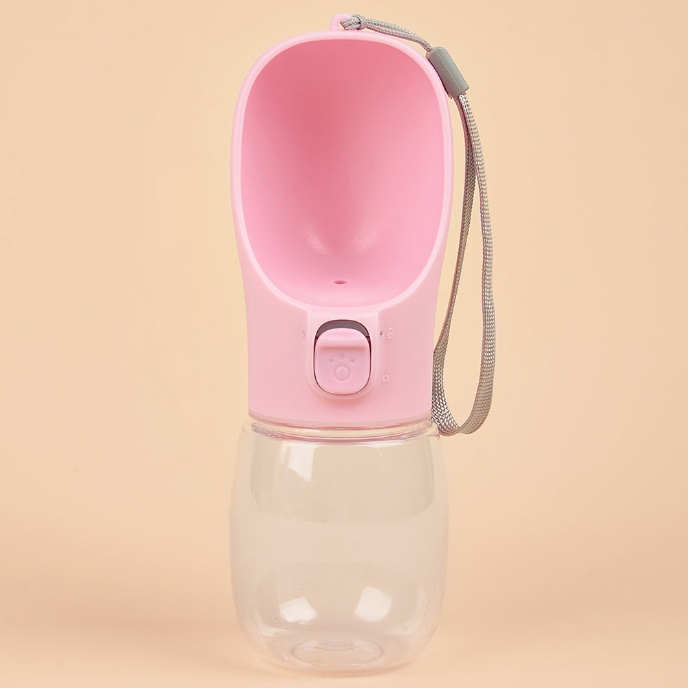 Water bottle for a dog pink BPA-free 350ml UK