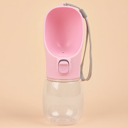 Water bottle for a dog pink BPA-free 350ml UK