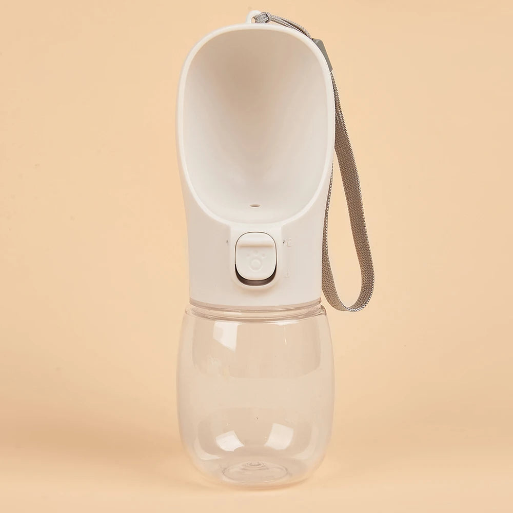 	Water bottle for a dog white 350ml UK