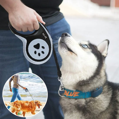 Retractable dog lead for small dogs and puppies