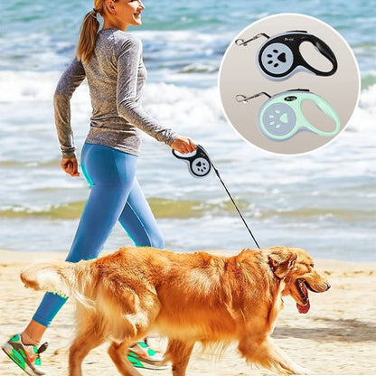 ErgoGrip retractable dog lead for puppies