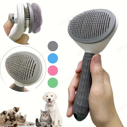 pet grooming brush for dogs and cats - all coat types